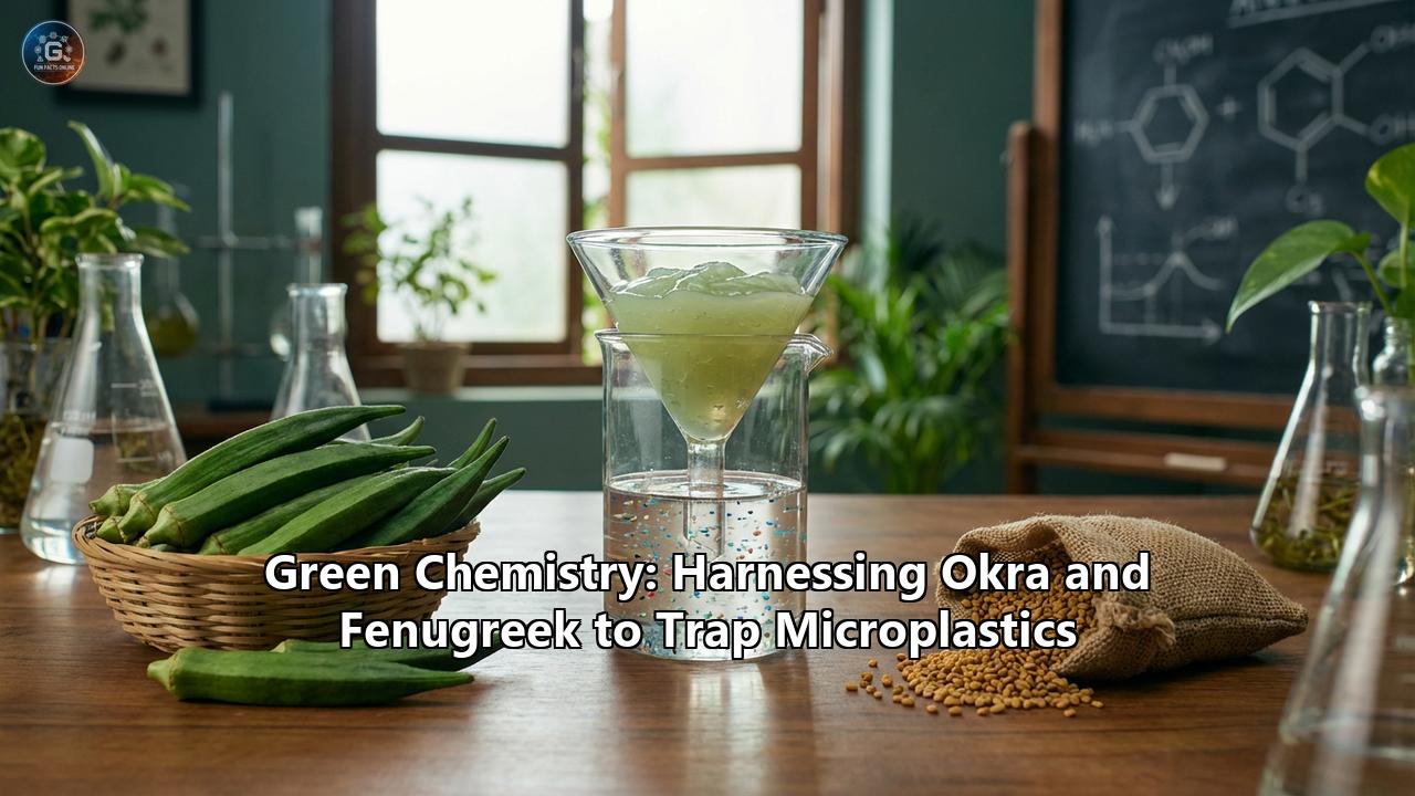Green Chemistry: Harnessing Okra and Fenugreek to Trap Microplastics