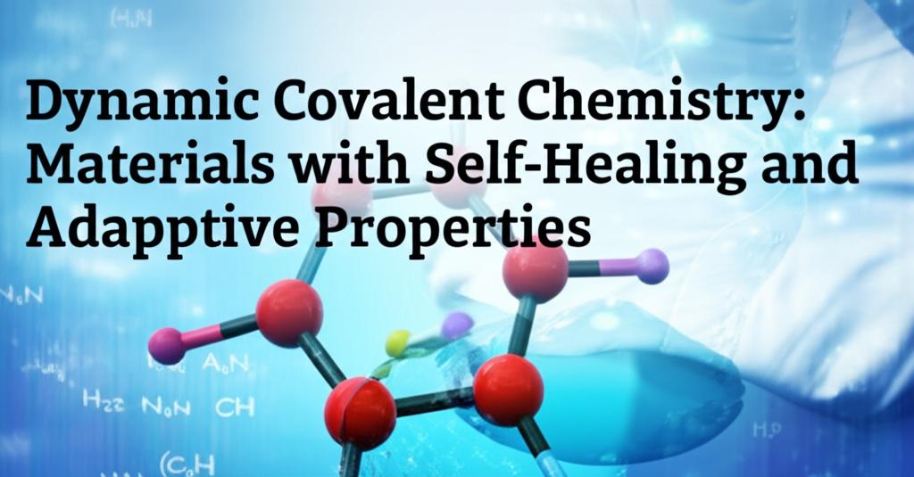 Dynamic Covalent Chemistry: Materials with Self-Healing and Adaptive Properties