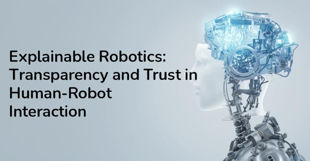 Explainable Robotics: Transparency and Trust in Human-Robot Interaction