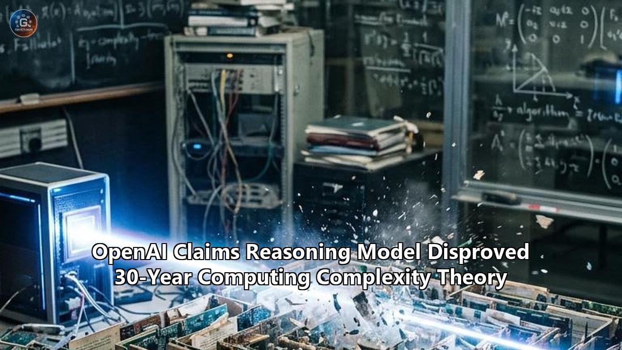 OpenAI Claims Reasoning Model Disproved 30-Year Computing Complexity Theory