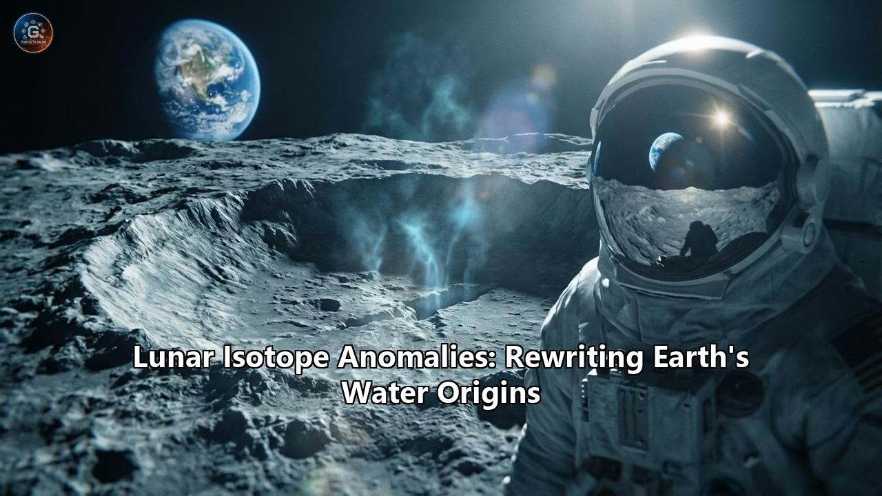 Lunar Isotope Anomalies: Rewriting Earth's Water Origins