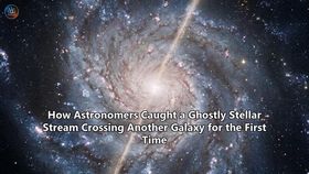 How Astronomers Caught a Ghostly Stellar Stream Crossing Another Galaxy for the First Time