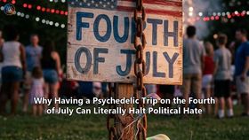 Why Having a Psychedelic Trip on the Fourth of July Can Literally Halt Political Hate