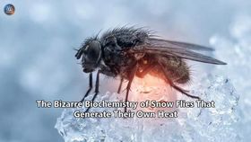 The Bizarre Biochemistry of Snow Flies That Generate Their Own Heat