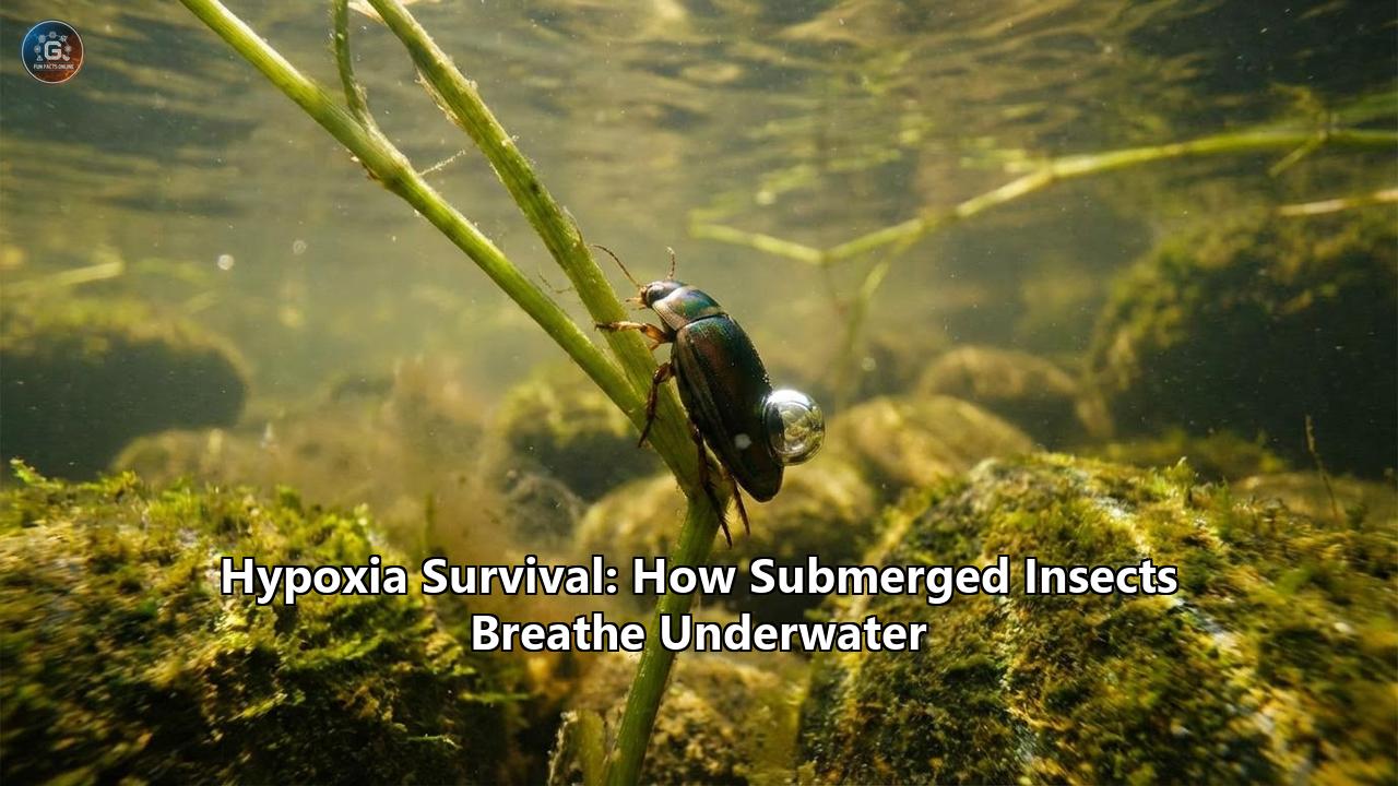 Hypoxia Survival: How Submerged Insects Breathe Underwater