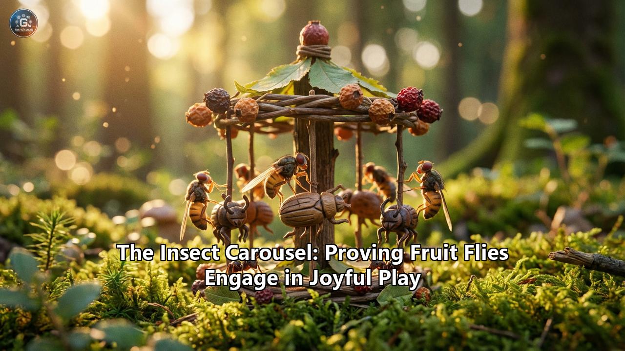 The Insect Carousel: Proving Fruit Flies Engage in Joyful Play