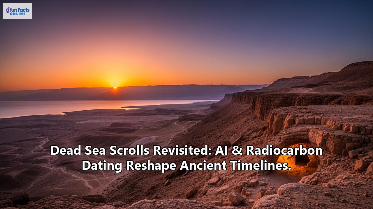 Dead Sea Scrolls Revisited: AI & Radiocarbon Dating Reshape Ancient Timelines.