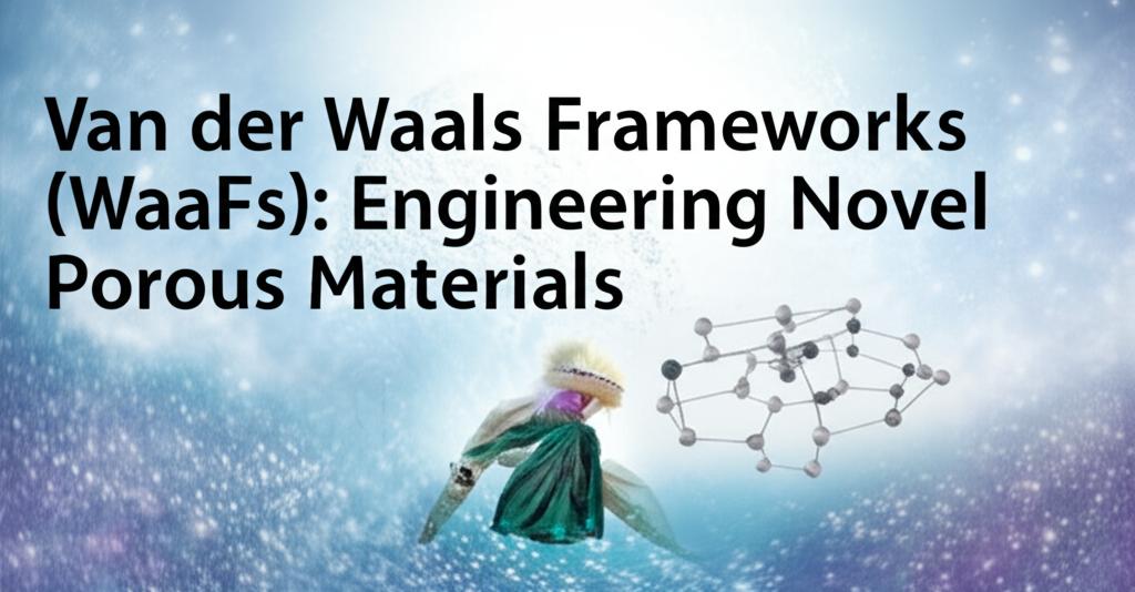 Van der Waals Frameworks (WaaFs): Engineering Novel Porous Materials