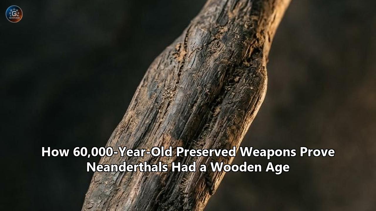 How 60,000-Year-Old Preserved Weapons Prove Neanderthals Had a Wooden Age