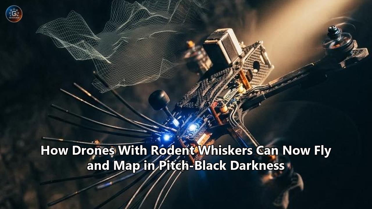 How Drones With Rodent Whiskers Can Now Fly and Map in Pitch-Black Darkness