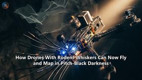 How Drones With Rodent Whiskers Can Now Fly and Map in Pitch-Black Darkness