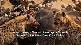 Why Nature's Fiercest Scavengers Secretly Refuse to Eat Their Own Kind Today