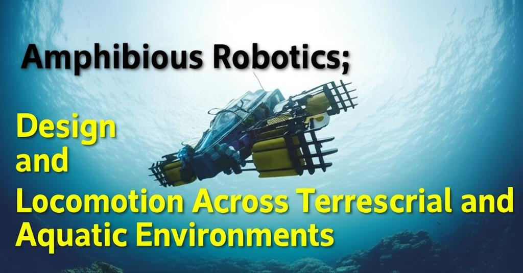 Amphibious Robotics: Design and Locomotion Across Terrestrial and Aquatic Environments