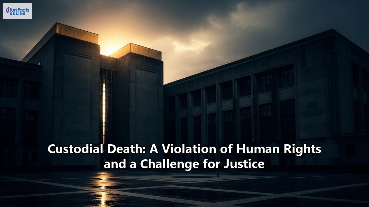 Custodial Death: A Violation of Human Rights and a Challenge for Justice