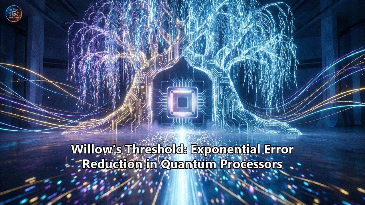 Willow’s Threshold: Exponential Error Reduction in Quantum Processors