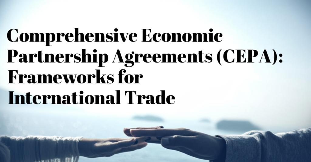 Comprehensive Economic Partnership Agreements (CEPA): Frameworks for International Trade