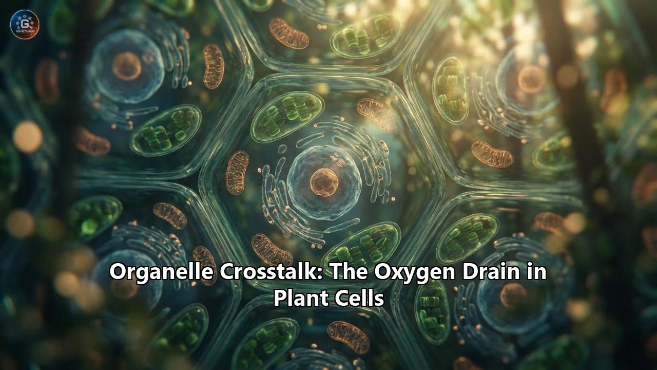 Organelle Crosstalk: The Oxygen Drain in Plant Cells