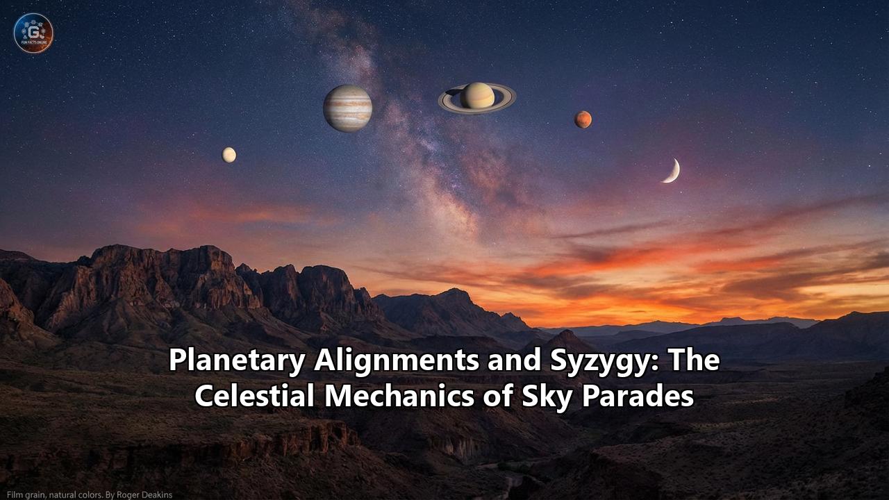 Planetary Alignments and Syzygy: The Celestial Mechanics of Sky Parades