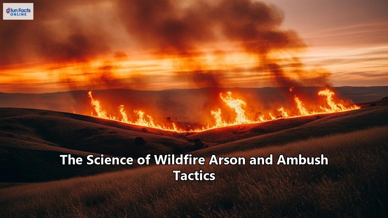 The Science of Wildfire Arson and Ambush Tactics