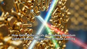 How Gold Metacrystals Are Sorting Quantum Light at Room Temperature Without Cooling