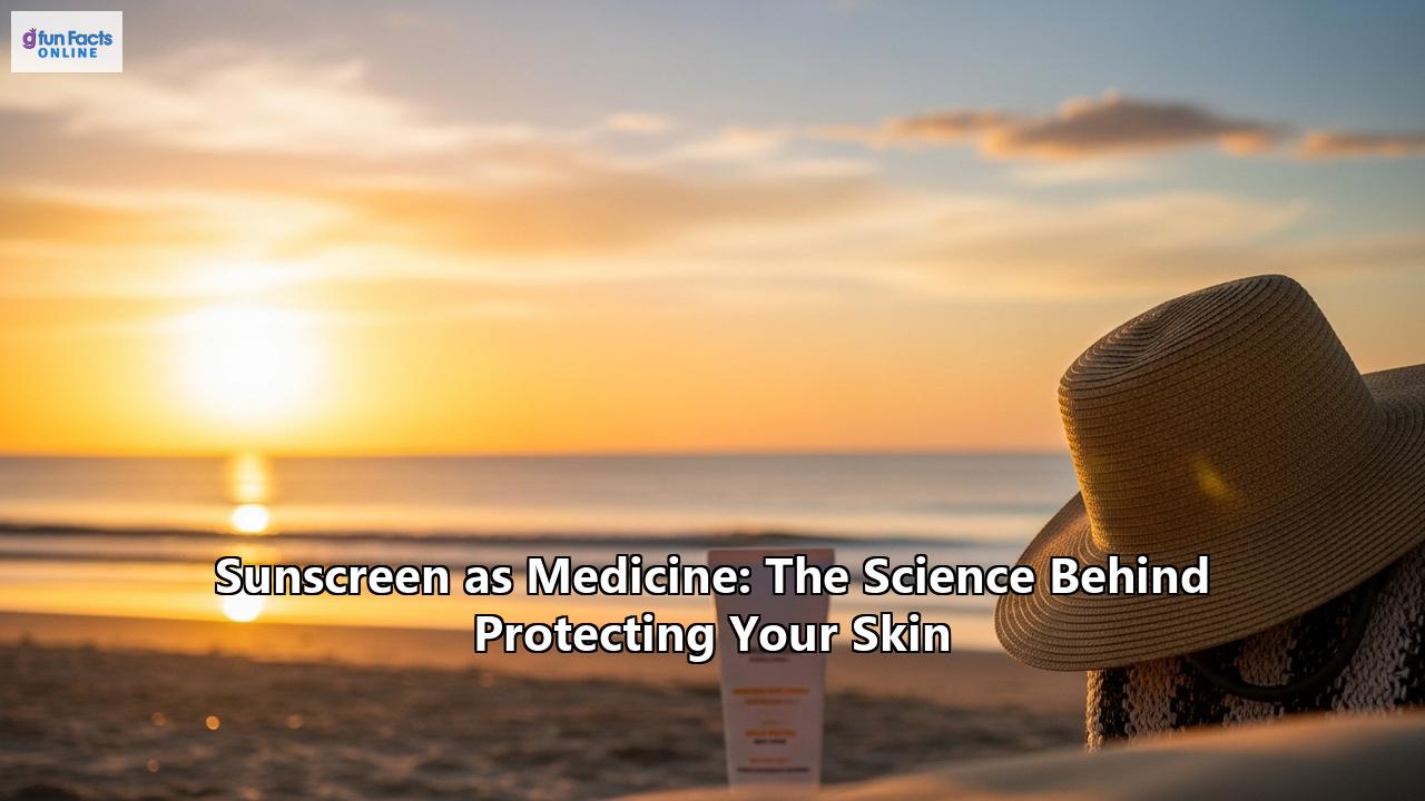 Sunscreen as Medicine: The Science Behind Protecting Your Skin