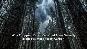 Why Chopping Down Crowded Trees Secretly Traps Far More Forest Carbon