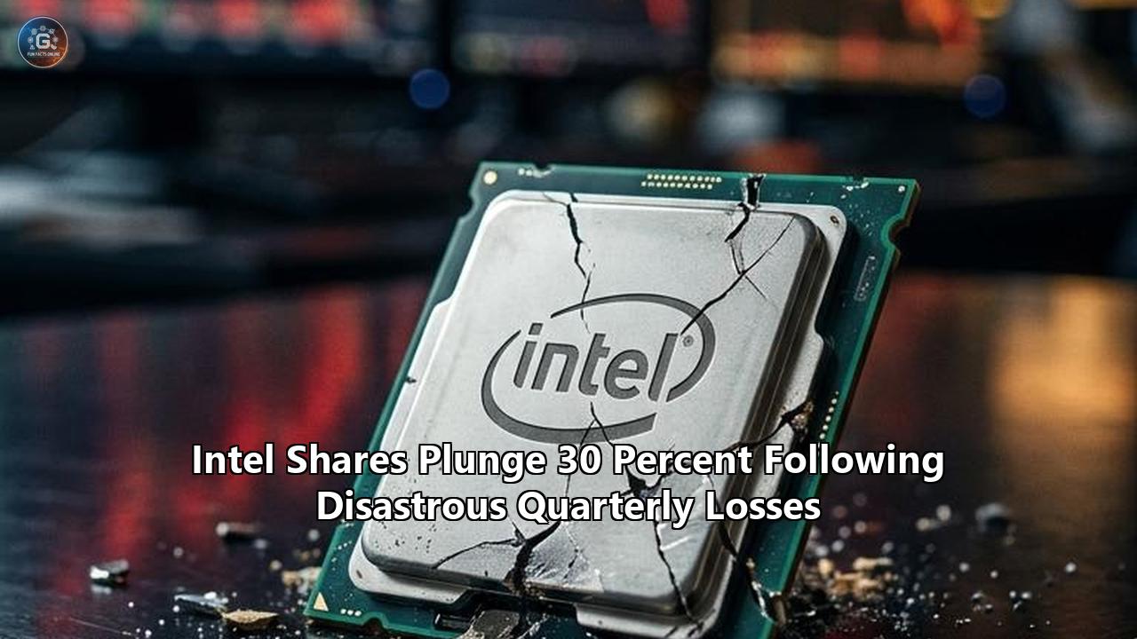 Intel Shares Plunge 30 Percent Following Disastrous Quarterly Losses