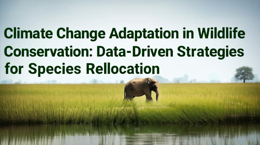Climate Change Adaptation in Wildlife Conservation: Data-Driven Strategies for Species Relocation