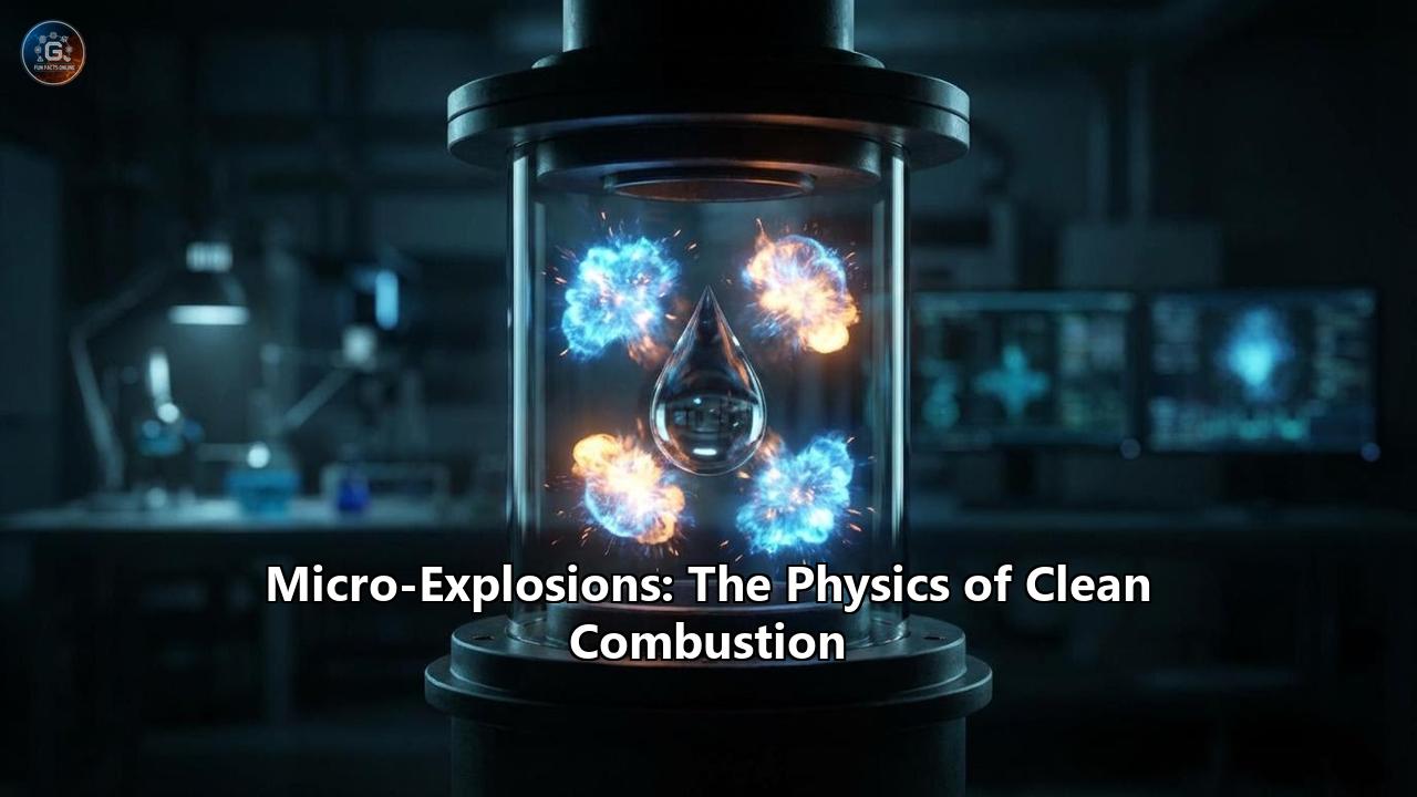 Micro-Explosions: The Physics of Clean Combustion
