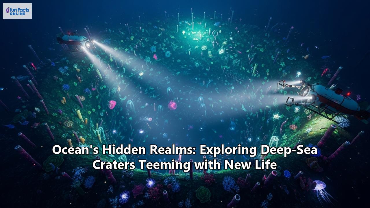 Ocean's Hidden Realms: Exploring Deep-Sea Craters Teeming with New Life