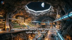 Subterranean Space Cities: Sheltering in Lunar Lava Tubes