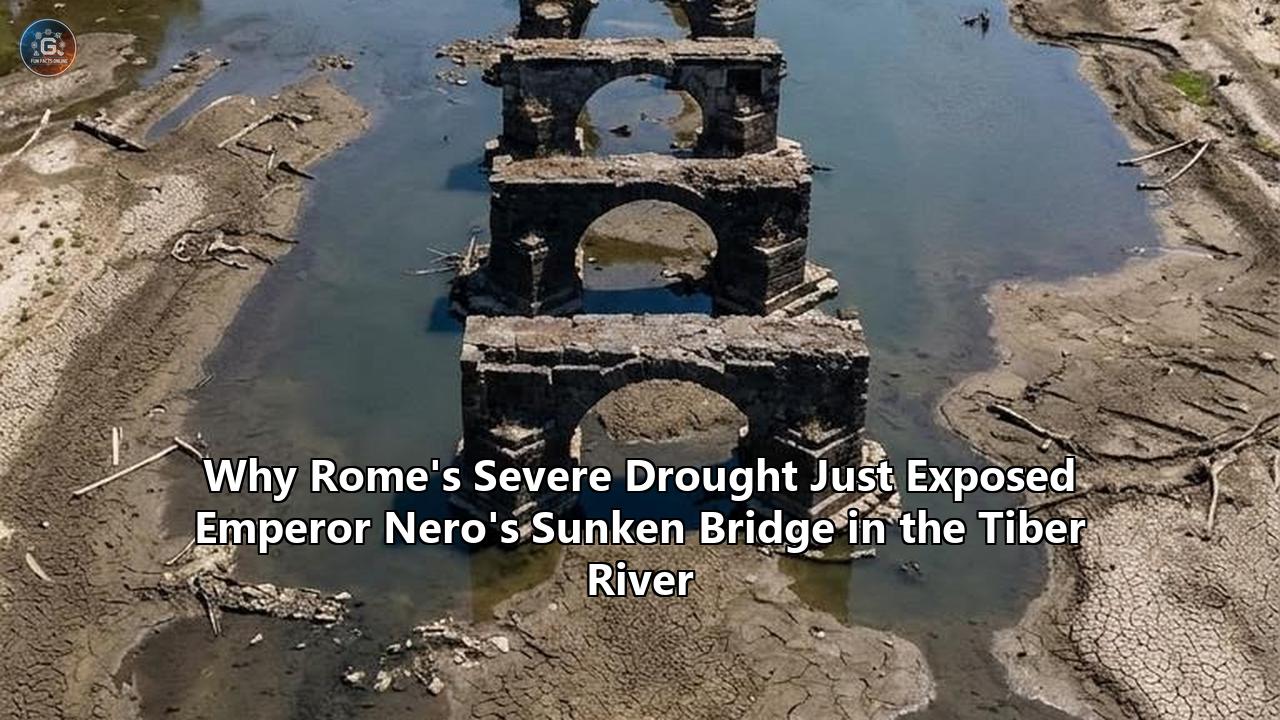 Why Rome's Severe Drought Just Exposed Emperor Nero's Sunken Bridge in the Tiber River