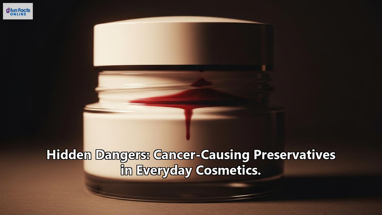 Hidden Dangers: Cancer-Causing Preservatives in Everyday Cosmetics.