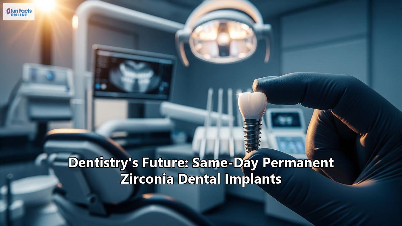 Dentistry's Future: Same-Day Permanent Zirconia Dental Implants