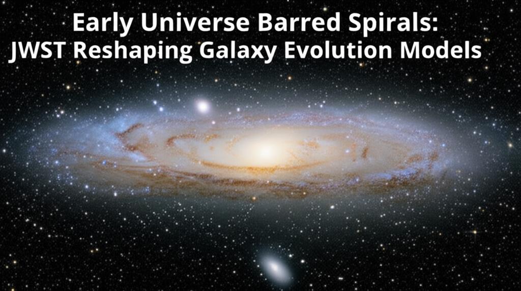 Early Universe Barred Spirals: JWST Reshaping Galaxy Evolution Models