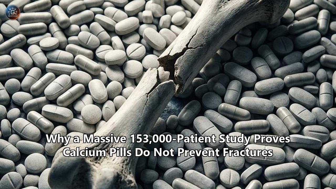 Why a Massive 153,000-Patient Study Proves Calcium Pills Do Not Prevent Fractures