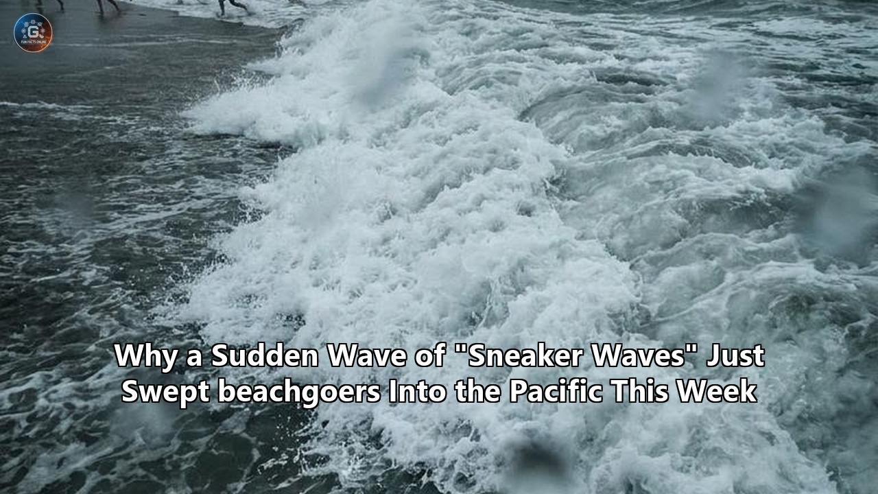 Why a Sudden Wave of "Sneaker Waves" Just Swept beachgoers Into the Pacific This Week
