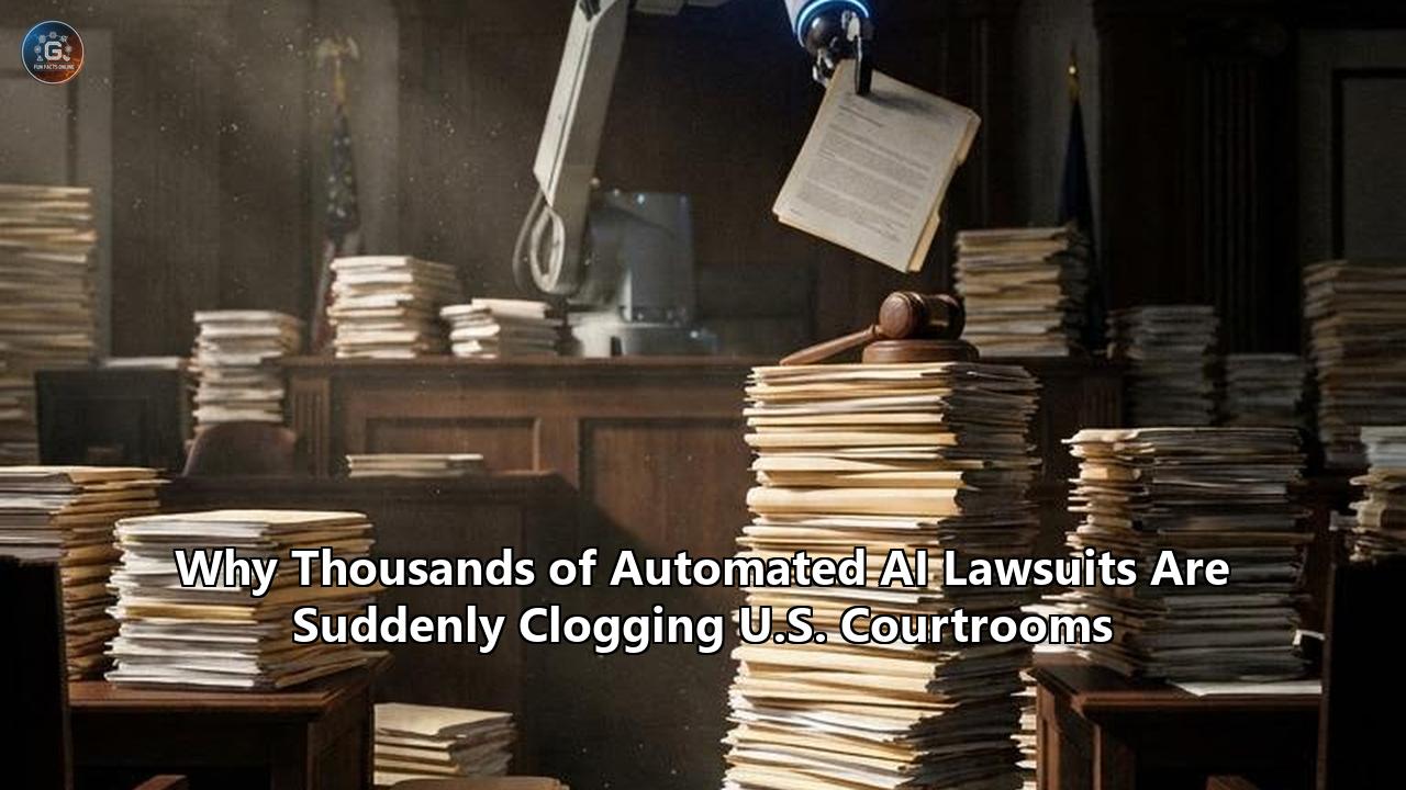 Why Thousands of Automated AI Lawsuits Are Suddenly Clogging U.S. Courtrooms