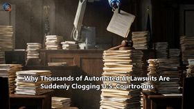 Why Thousands of Automated AI Lawsuits Are Suddenly Clogging U.S. Courtrooms