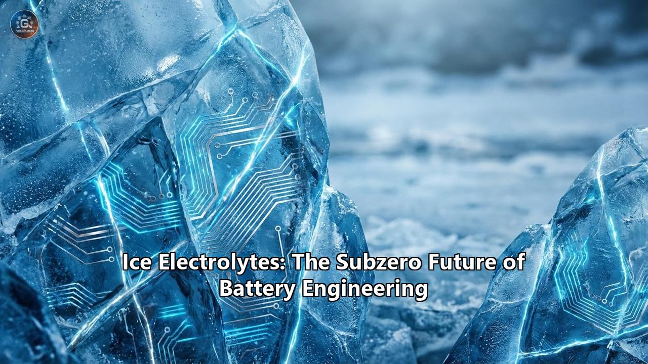 Ice Electrolytes: The Subzero Future of Battery Engineering