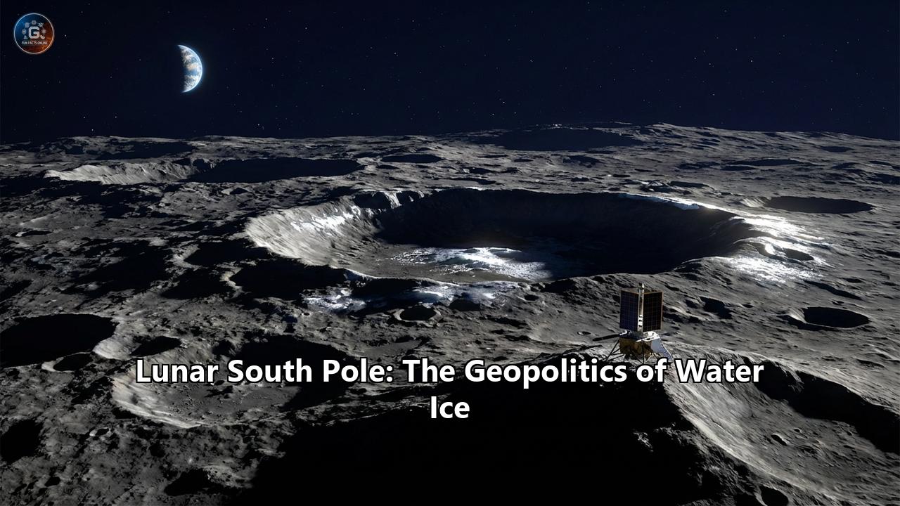 Lunar South Pole: The Geopolitics of Water Ice