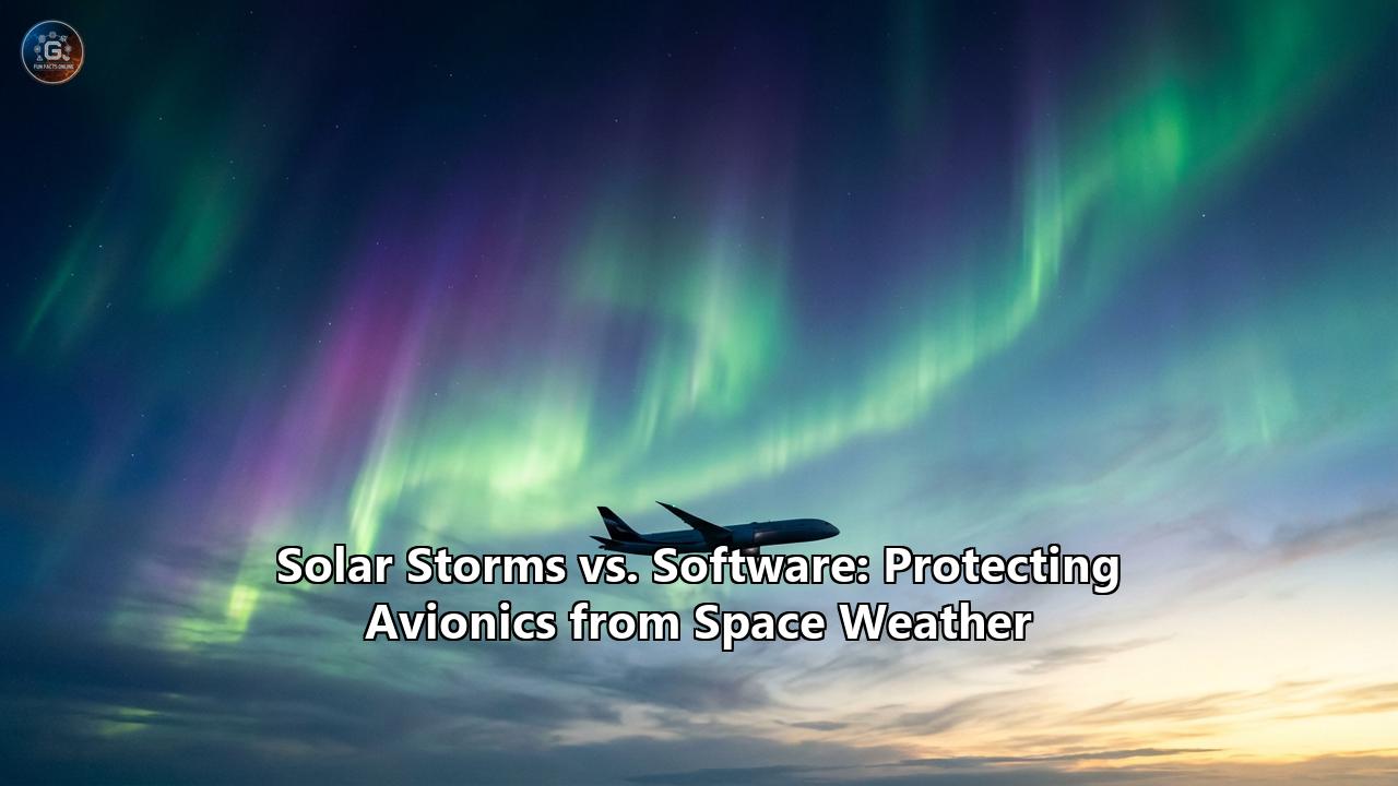 Solar Storms vs. Software: Protecting Avionics from Space Weather