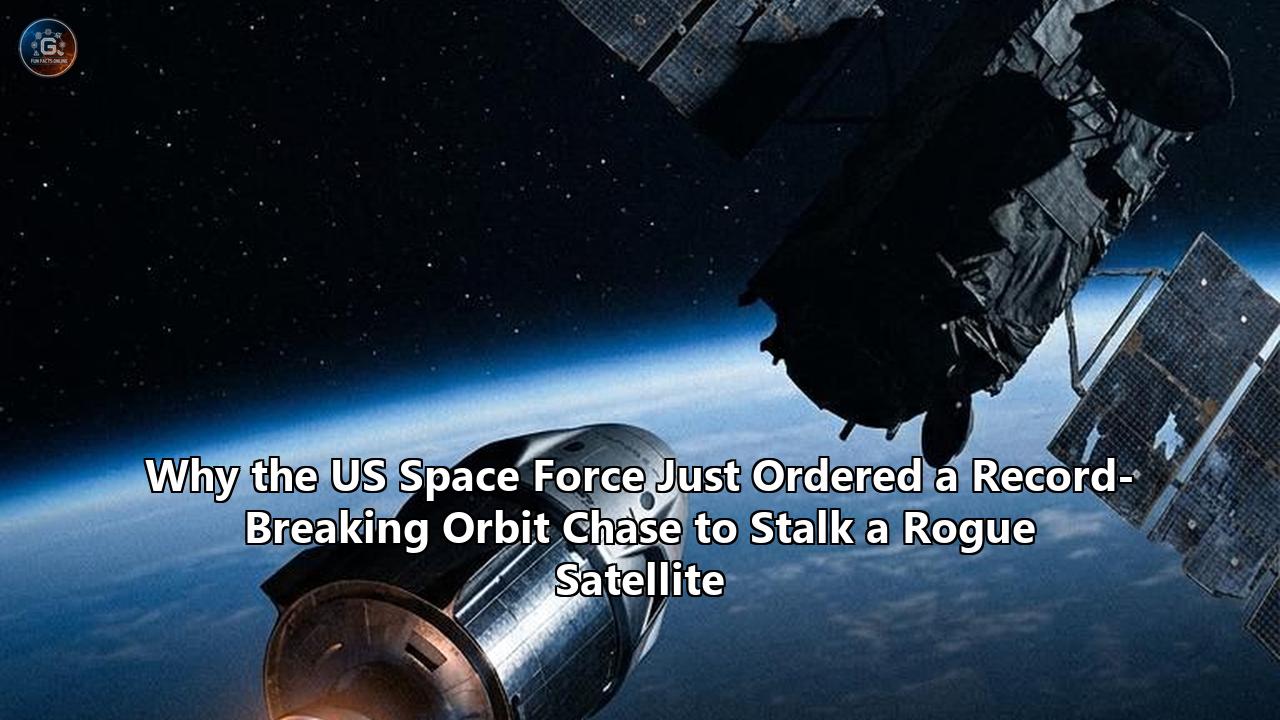 Why the US Space Force Just Ordered a Record-Breaking Orbit Chase to Stalk a Rogue Satellite