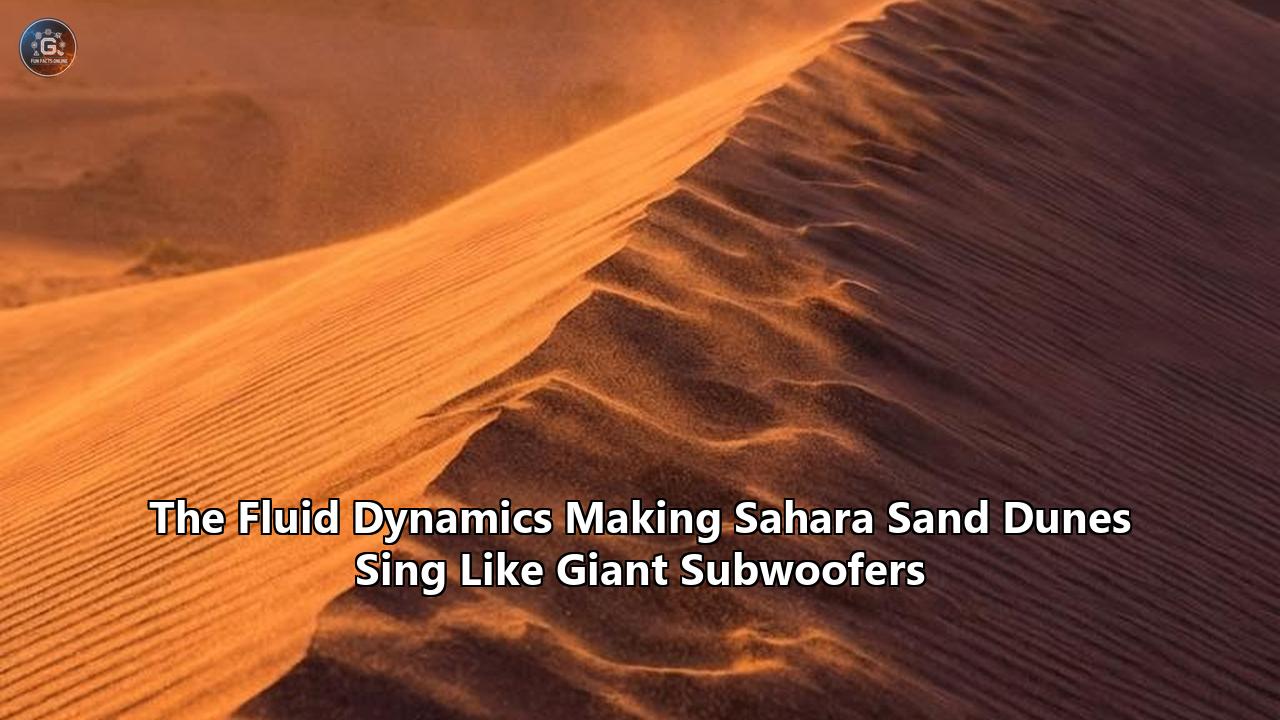 The Fluid Dynamics Making Sahara Sand Dunes Sing Like Giant Subwoofers