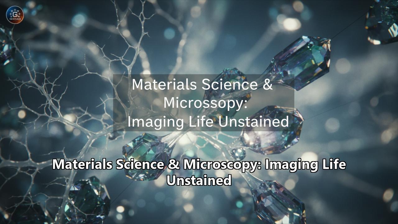 Materials Science & Microscopy: Imaging Life Unstained