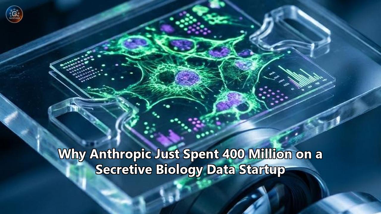 Why Anthropic Just Spent 400 Million on a Secretive Biology Data Startup