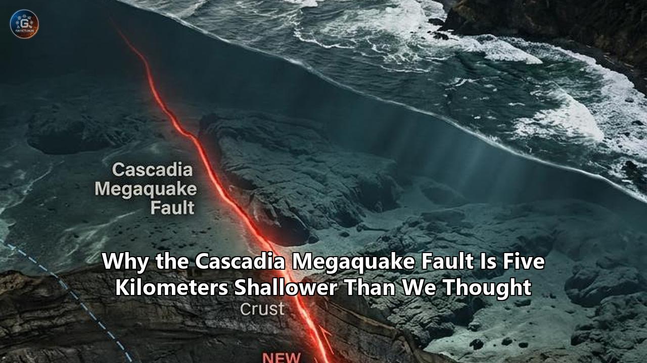 Why the Cascadia Megaquake Fault Is Five Kilometers Shallower Than We Thought