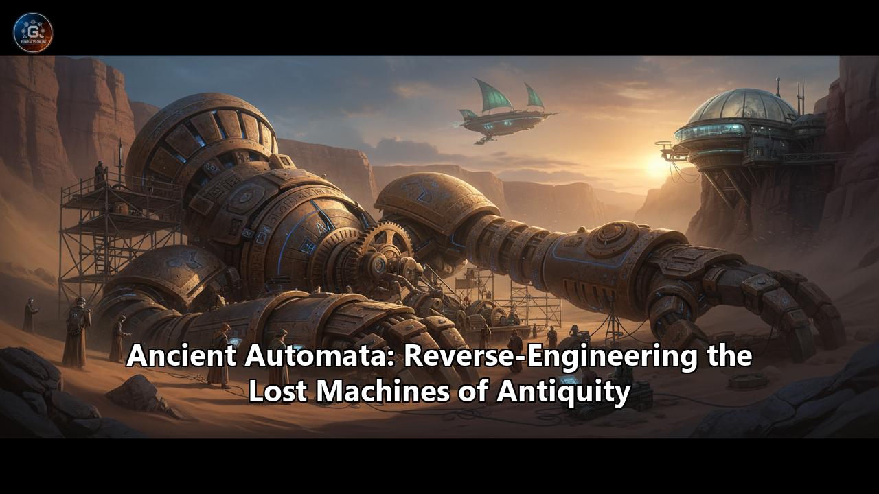 Ancient Automata: Reverse-Engineering the Lost Machines of Antiquity