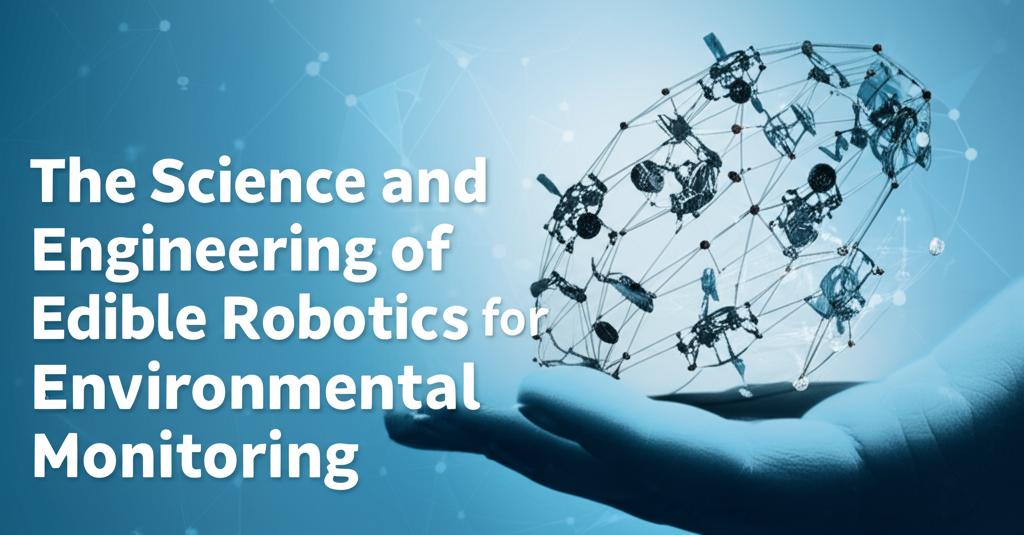 The Science and Engineering of Edible Robotics for Environmental Monitoring