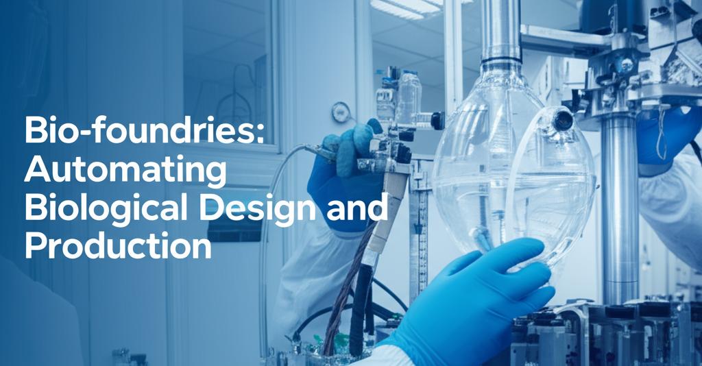 Bio-foundries: Automating Biological Design and Production